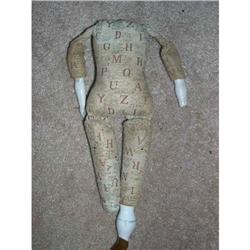 Old Alphabet print body for German China head #1847457