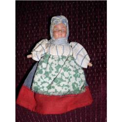 4" Russian Doll with Green Apron #1847498