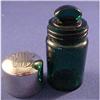 Image 1 : Green Scent Bottle with Mauser Sterling Top #1847566