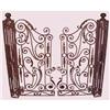 Image 1 : Wrought Iron Double Entry Gates #1847928