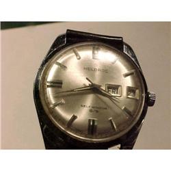 Vintage Self Winding Helbros Day & Date Watch #1848354