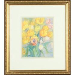 Print entitled, Tulips,  by S. Dolle #1861699