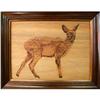 Image 1 : "Deer at Attention" by Unknown - Woodburning #1861706