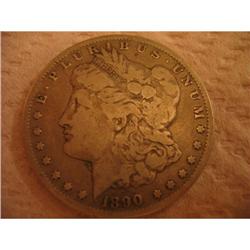 Morgan Dollar 1890 CC Grades VF EF #1862044