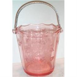 Cambridge Pink Lorne Depression Ice Bucket #1862153