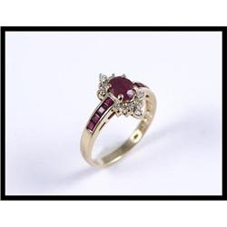 Ruby 14K Yellow Gold Ring #1862160