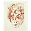 Image 1 : Salvador Dali, Portrait of Chagall, etching #1862296
