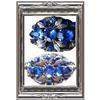 Image 1 : Early BLUE EXTRAVAGANT Czech  BRACELET #1862311