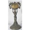 Image 1 : Art Nouveau Figural Lady Clock c1900 #1862519