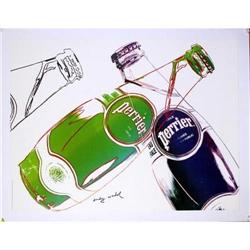 Original Andy Warhol Perrier Poster - 1983 #1862554