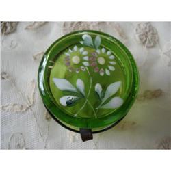 LOVELY VICTORIAN PATCH BOX TRINKET VANITY JAR #1862707