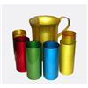 Image 1 : Colorful Retro Pitcher & Glasses #1862709