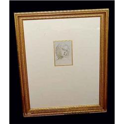 Portrait Girl Old Master European Lady Print #1862730