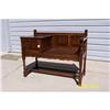 Image 1 : CHARMING OAK ENTRY TELEPHONE BENCH  #1875421