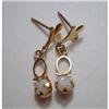 Image 1 : GORGEOUS 14K GOLD&OPAL EARRINGS #1875474