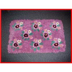 Deco Handmade Thick Floral Rose Shag Rug #1875889