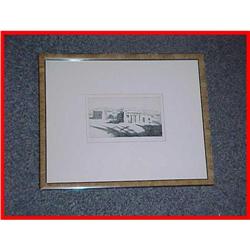 Signed New Mexico Pueblo Landscape Print #1875891