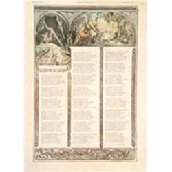 Original Mucha Lithograph,  Le Baisier #1876249