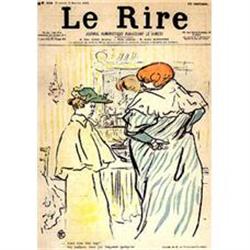 Original Le Rire Lithograph, 1897, Alors Vous #1876250