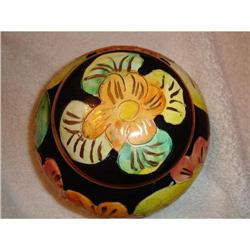 Vallauris Majolica Flower Box/Dish with Lid #1876267