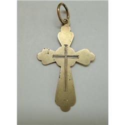 Russian 19th c. gold cross #1876270