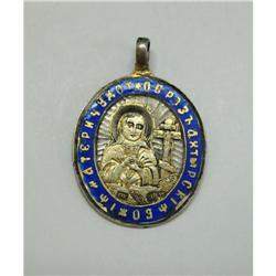 Russian 19th c. small icon-pendant #1876271