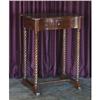Image 1 : WALNUT VICTORIAN BARLEY TWIST PARLOR END TABLE #1876285