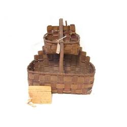 Old Handmade Basket with Provenance #1876444