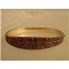 Image 1 : Bangle  Bohemian  Garnet  Vintage  Pansy  Motiv#1886221