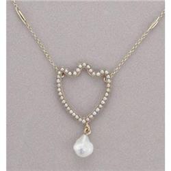 Seed Pearl Lavaliere #1886698