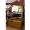Image 1 : Empire Oak Dresser with Tall Swivel Mirror #1886779