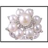 Image 1 : HUGE PEARL AND DIAMOND RING WAS $1350.00 #1886916