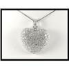 Image 1 : An Adorable 18K White Gold Heart Shape Diamond #1886835
