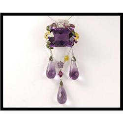 Remarkable Amethyst Pendant #1886863