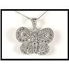 Image 1 : Adorable Butterfly Design Pendant with Diamonds#1886872