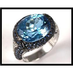 Outstanding Blue Topaz Ring #1886893