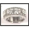 Image 1 : Sparkling 18K White Gold Diamond Ring #1886903