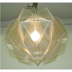 Eames Miller Era Lucite Fishing Line Chandelier#1887160