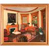 Image 1 : Sitting Room, Original Oil by B. Wayne #1898330