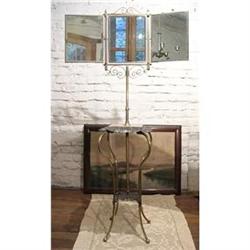 Colonial Victorian Table Mirror in Bronze and #1898752