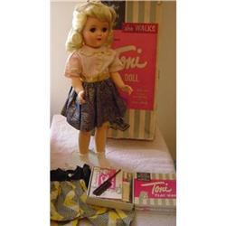 Doll Toni  Ideal P-92 Box and Play Wave Set #1898836