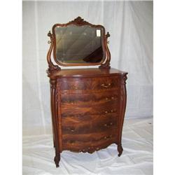 American French Style Walnut Highboy #1898842