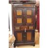 Image 1 : ANTIQUE VICTORIAN ARMOIRE CABINET LINEN PRESS #1898923