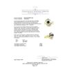 Image 5 : 1.37 ctw Sapphire And Diamond Ring And Band - 14KT Yellow Gold