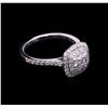 Image 2 : 0.88 ctw Diamond Ring - 14KT White Gold