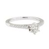 Image 1 : 0.65 ctw Diamond Ring - 14KT White Gold