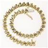 Image 7 : 10K Yellow Gold 1.80 ctw 7.75" Round Brilliant Diamond "S" Link Tennis Bracelet