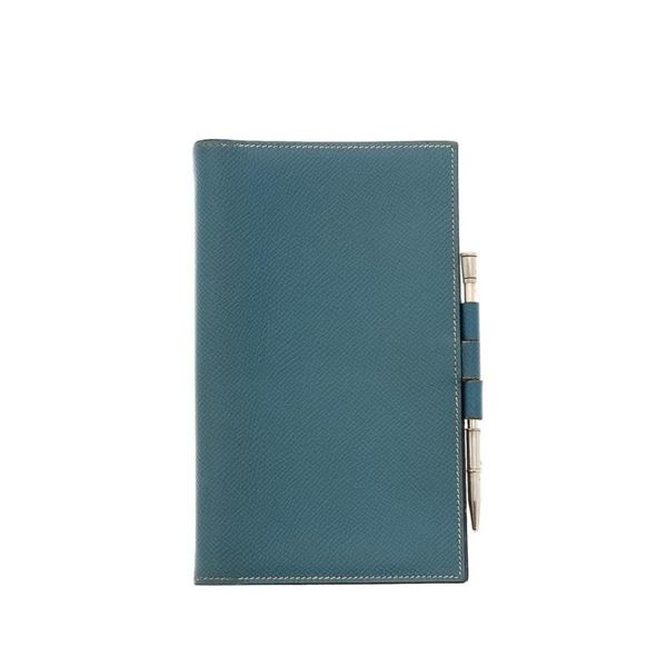Hermes Jeans Leather Agenda Cover Wallet