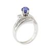 Image 4 : 2.42 ctw Sapphire and Diamond Ring - 14KT White Gold
