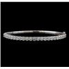 Image 1 : 14KT White Gold 2.93 ctw Diamond Bracelet